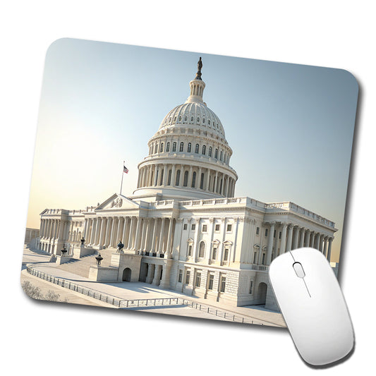 US Capitol Building Washington DC Low Profile Mouse Pad Mat
