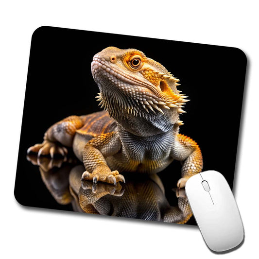Bearded Dragon Lizard Reptile Low Profile Mouse Pad Mat