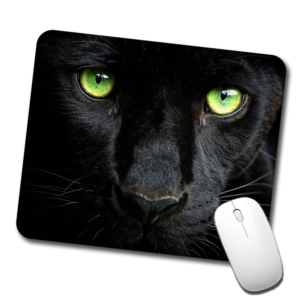 Black Panther Eyes Low Profile Mouse Pad Mat