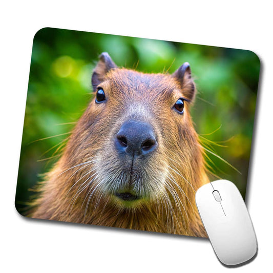 Capybara Face Low Profile Mouse Pad Mat