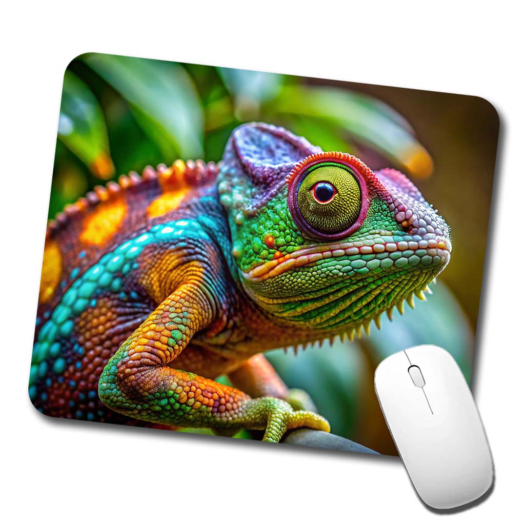 Chameleon Lizard Reptile Low Profile Mouse Pad Mat