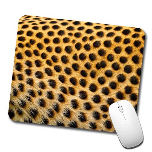 Cheetah Spots Fur Pattern Low Profile Mouse Pad Mat