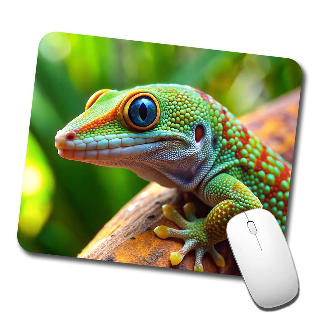Gecko Lizard Reptile Low Profile Mouse Pad Mat