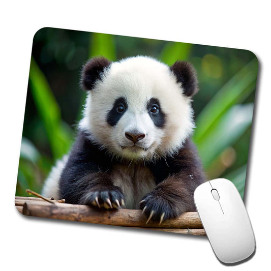 Giant Panda Baby Low Profile Mouse Pad Mat