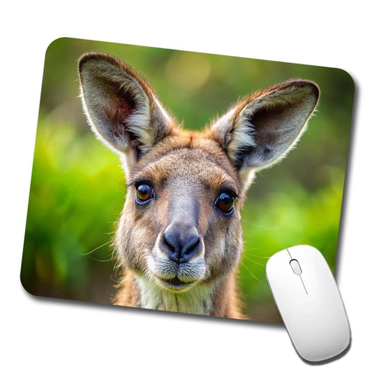 Kangaroo Face Low Profile Mouse Pad Mat