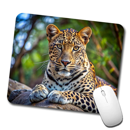 Leopard Low Profile Mouse Pad Mat