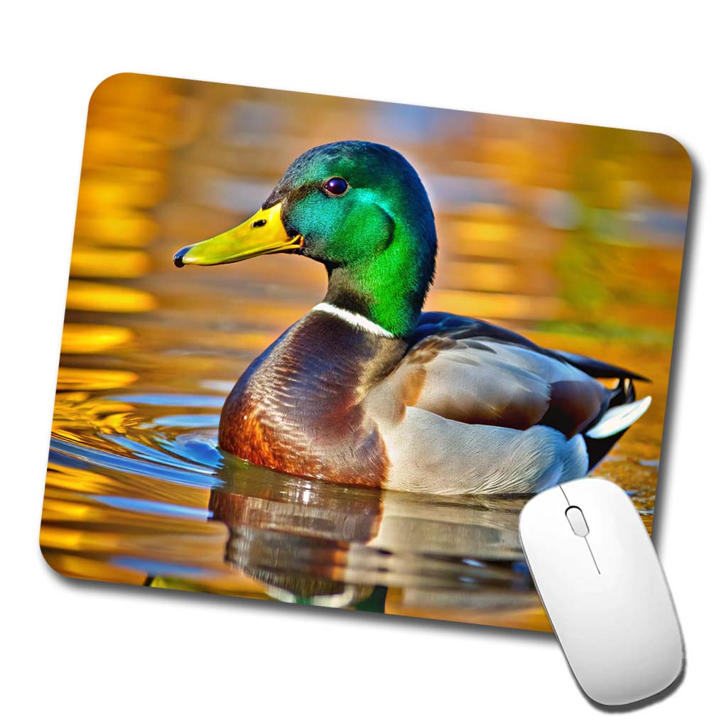 Mallard Duck Low Profile Mouse Pad Mat