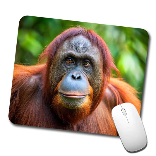 Orangutan Monkey Ape Low Profile Mouse Pad Mat