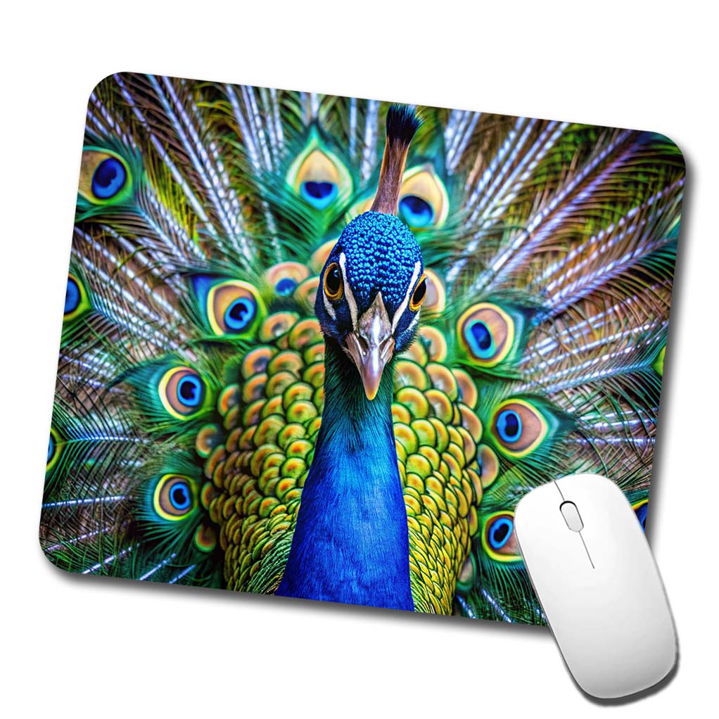Peacock Low Profile Mouse Pad Mat