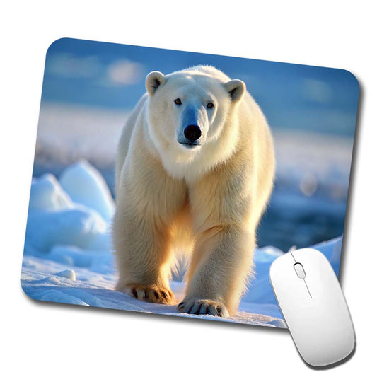 Polar Bear Low Profile Mouse Pad Mat