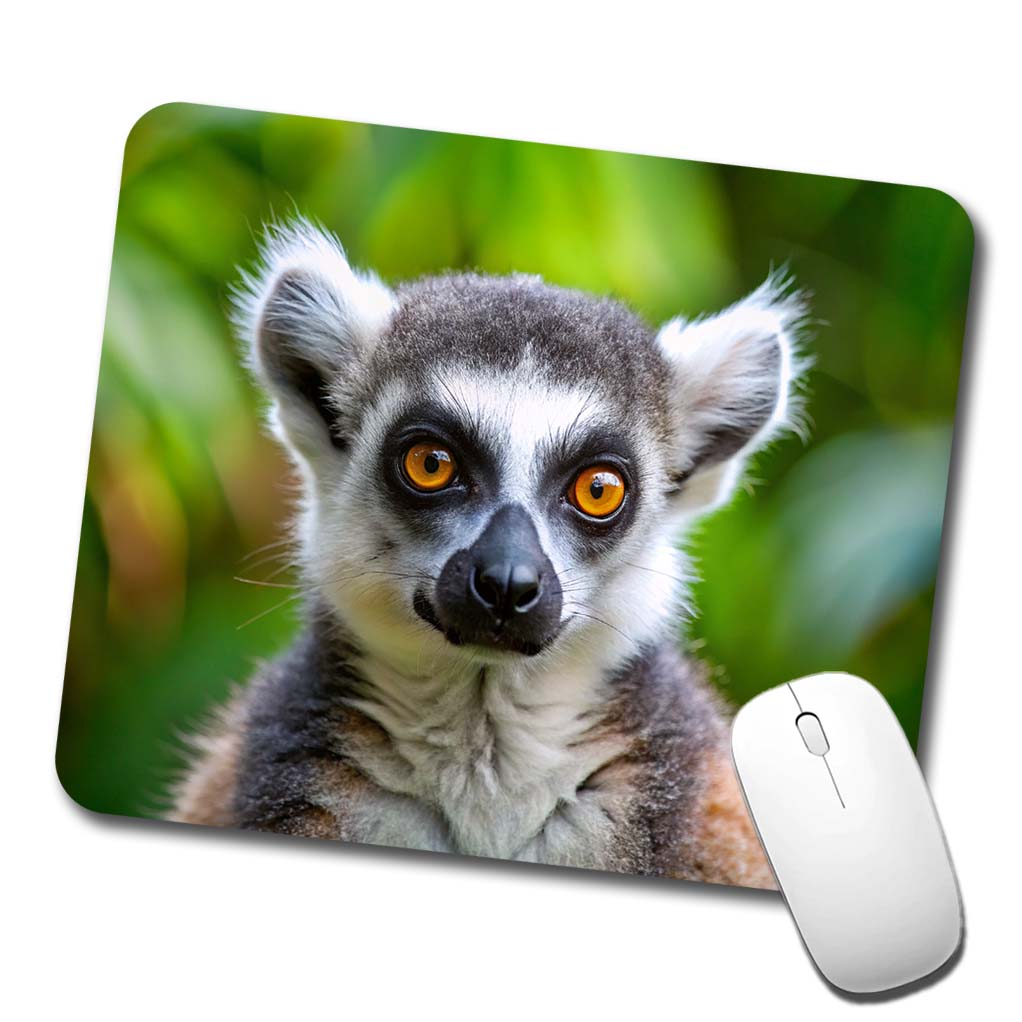 Ring-Tailed Lemur Low Profile Mouse Pad Mat