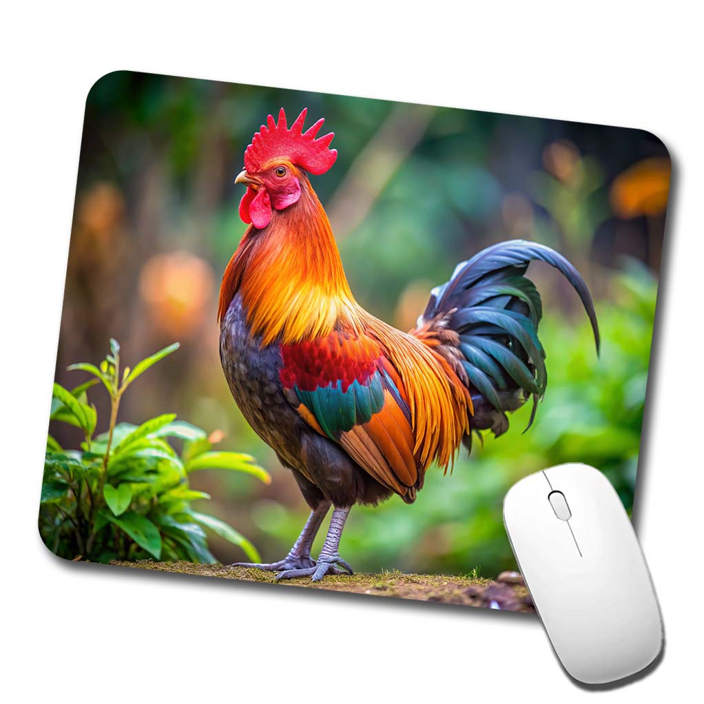 Rooster Low Profile Mouse Pad Mat