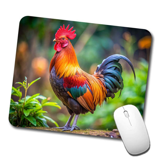 Rooster Low Profile Mouse Pad Mat