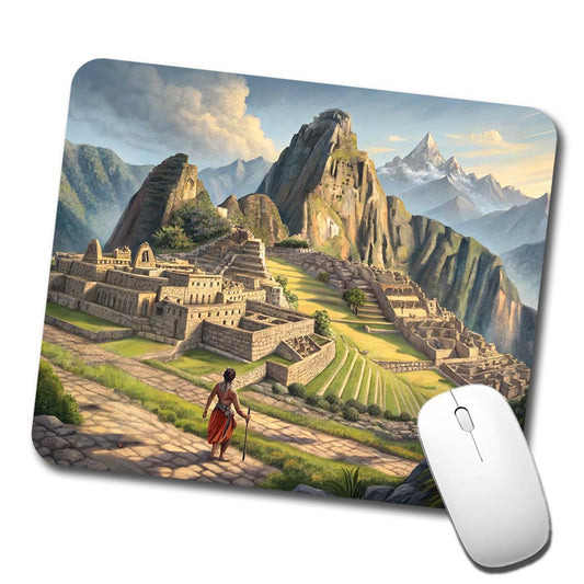 South American Inca Empire Low Profile Mouse Pad Mat