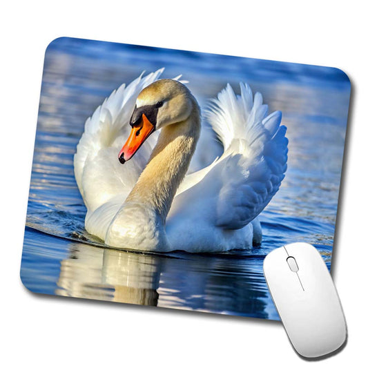 Swan Low Profile Mouse Pad Mat