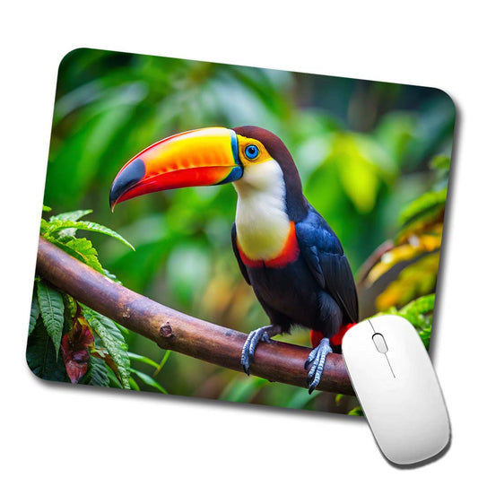 Toucan Bird Low Profile Mouse Pad Mat