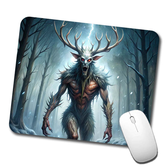Wendigo Algonquian Folklore Monster Creature Low Profile Mouse Pad Mat