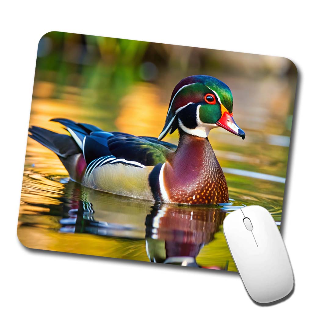 Wood Duck Low Profile Mouse Pad Mat