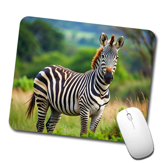 Zebra Low Profile Mouse Pad Mat