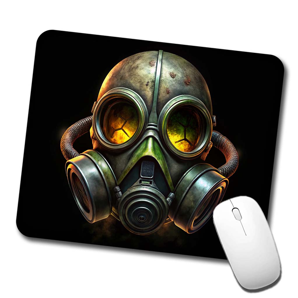 Zombie Outbreak Gas Mask Low Profile Mouse Pad Mat