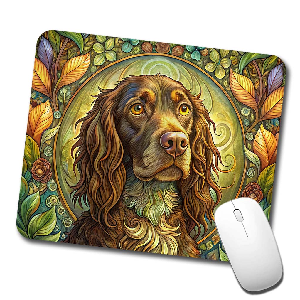 Boykin Spaniel Dog Art Nouveau Low Profile Mouse Pad Mat