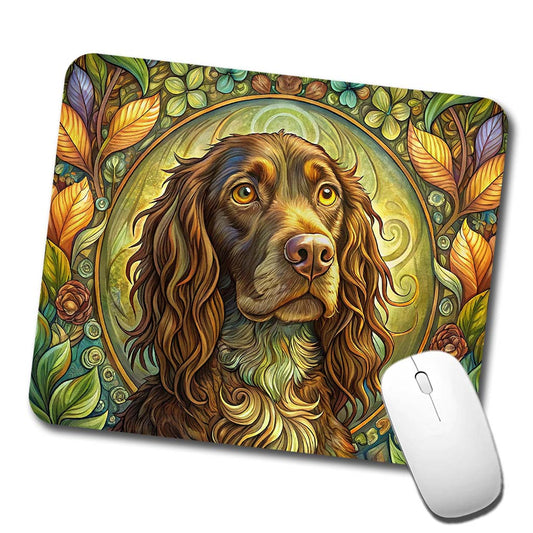 Boykin Spaniel Dog Art Nouveau Low Profile Mouse Pad Mat