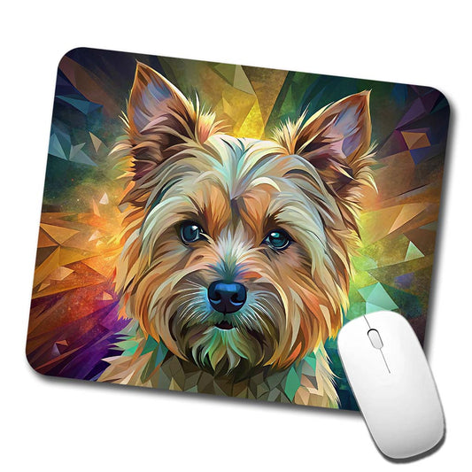 Cairn Terrier Dog Contemporary Art Low Profile Mouse Pad Mat