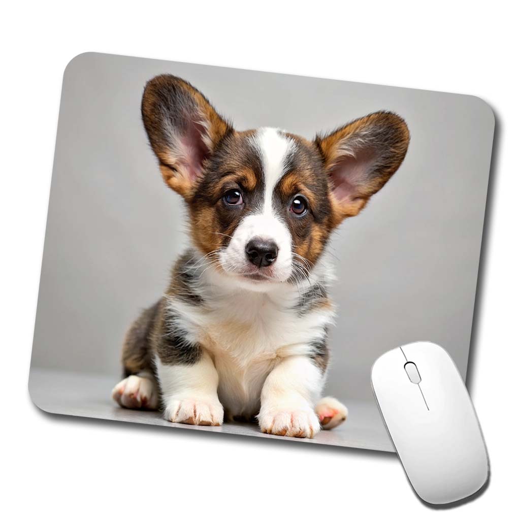 Cardigan Welsh Corgi Dog Puppy Photo Low Profile Mouse Pad Mat