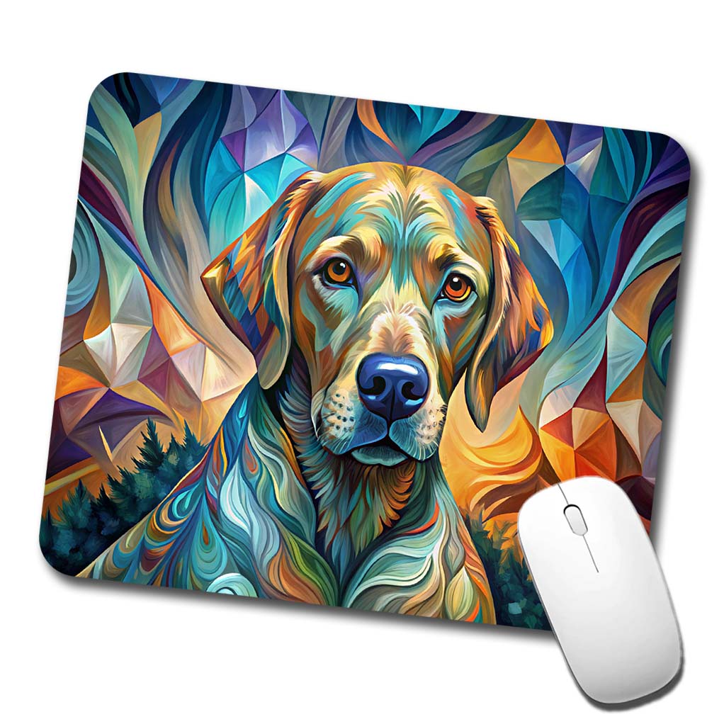 Chesapeake Bay Retriever Dog Abstract Stylized Art Low Profile Mouse Pad Mat