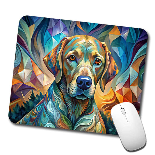 Chesapeake Bay Retriever Dog Abstract Stylized Art Low Profile Mouse Pad Mat