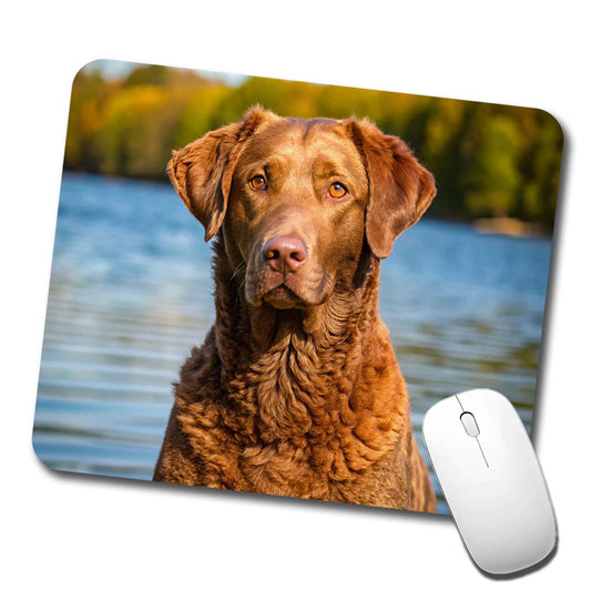 Chesapeake Bay Retriever Dog Photo Low Profile Mouse Pad Mat