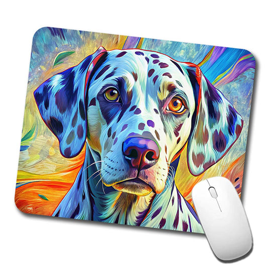 Dalmatian Dog Pop Art Low Profile Mouse Pad Mat