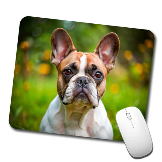 French Bulldog Frenchie Dog Photo Low Profile Mouse Pad Mat