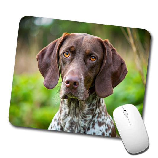 German Shorthaired Pointer Dog Photo Low Profile Mouse Pad Mat