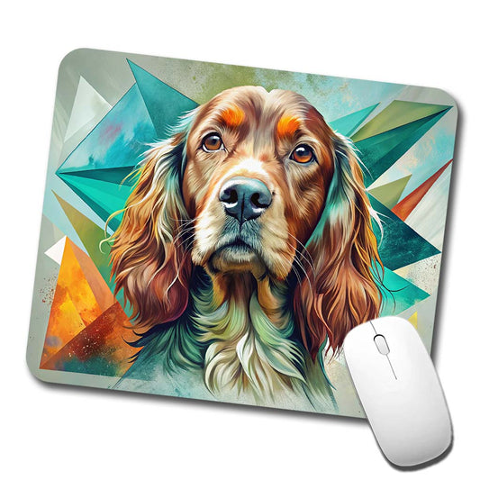 Irish Setter Dog Contemporary Art Low Profile Mouse Pad Mat