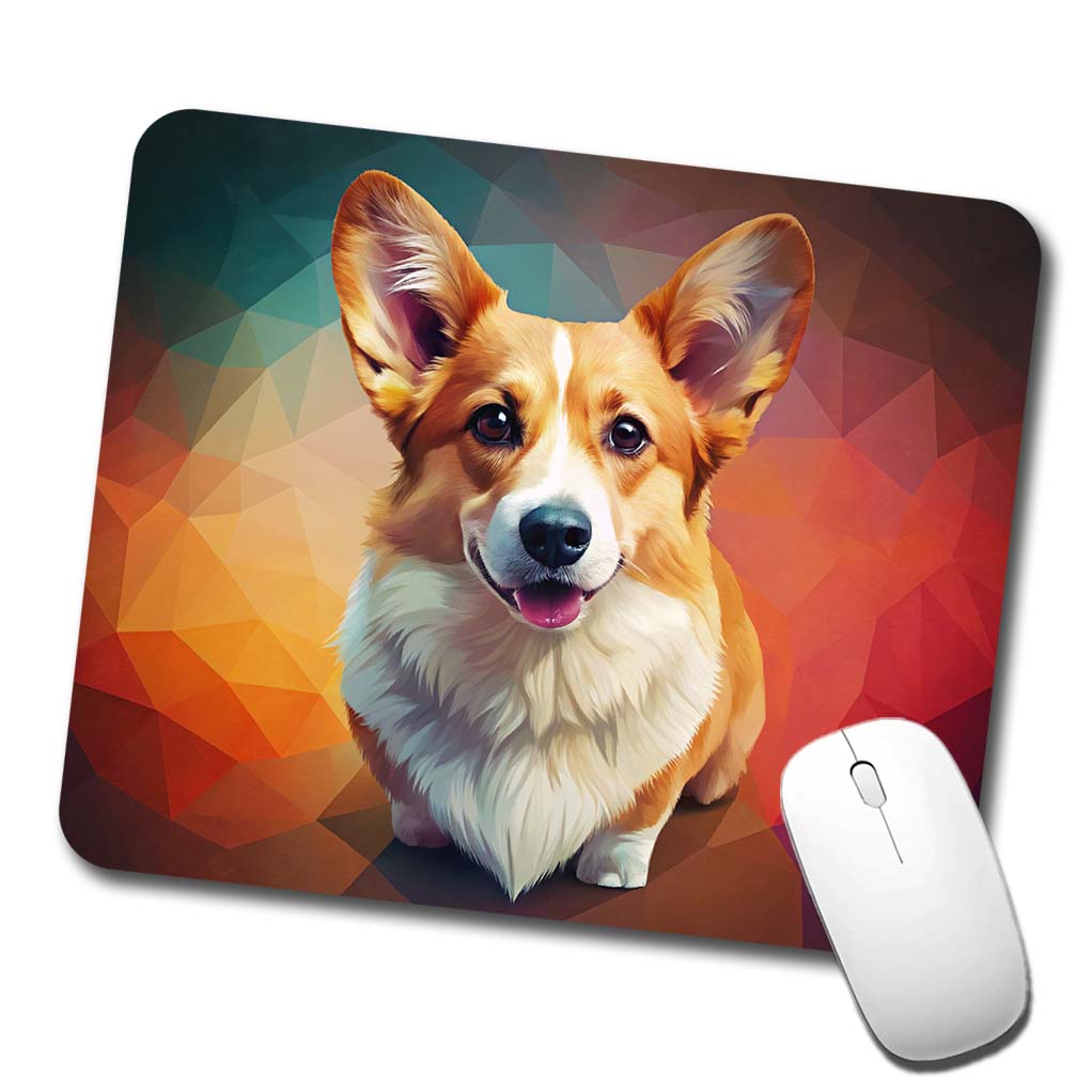 Pembroke Welsh Corgi Dog Contemporary Art Low Profile Mouse Pad Mat
