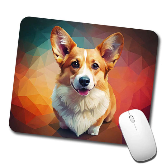 Pembroke Welsh Corgi Dog Contemporary Art Low Profile Mouse Pad Mat