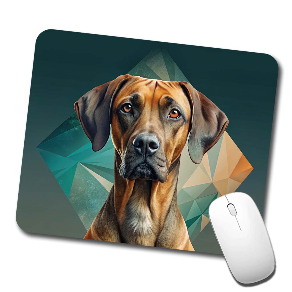 Rhodesian Ridgeback Dog Contemporary Art Low Profile Mouse Pad Mat