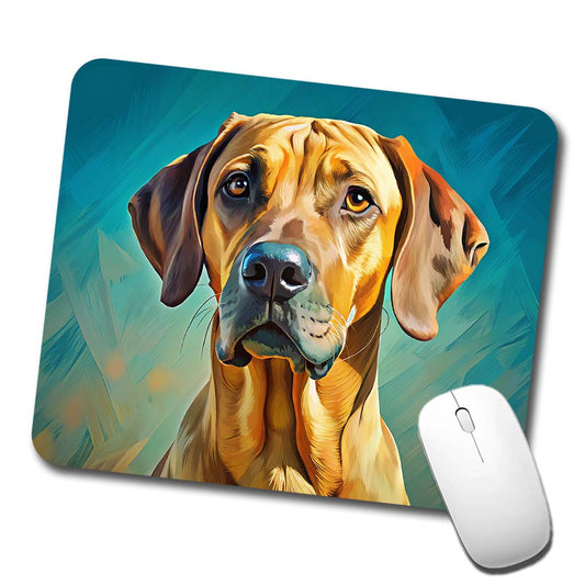 Rhodesian Ridgeback Dog Pop Art Low Profile Mouse Pad Mat
