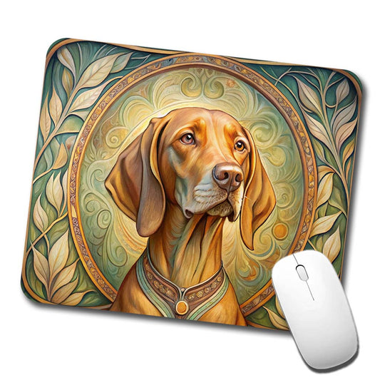 Vizsla Dog Art Nouveau Low Profile Mouse Pad Mat