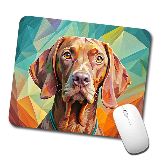 Vizsla Dog Pop Art Low Profile Mouse Pad Mat