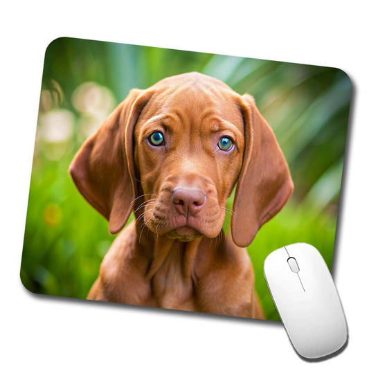 Vizsla Dog Puppy Photo Low Profile Mouse Pad Mat