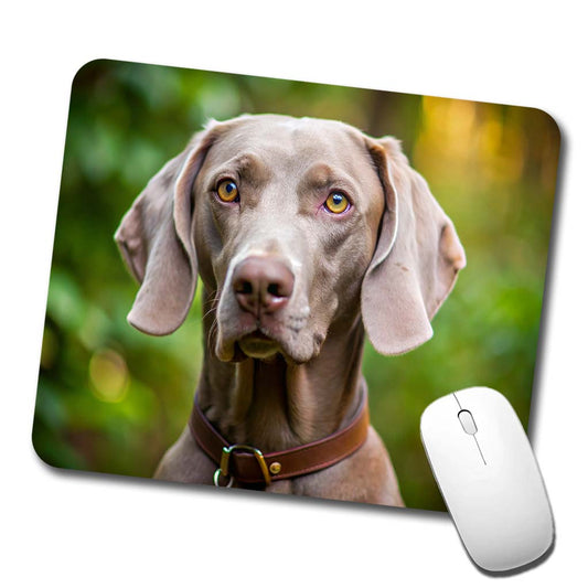 Weimaraner Dog Photo Low Profile Mouse Pad Mat
