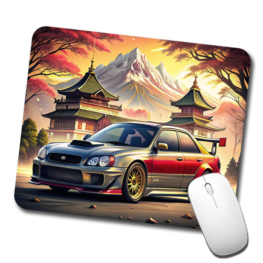 Japanese JDM Tuner Car Art Landscape Low Profile Mouse Pad Mat
