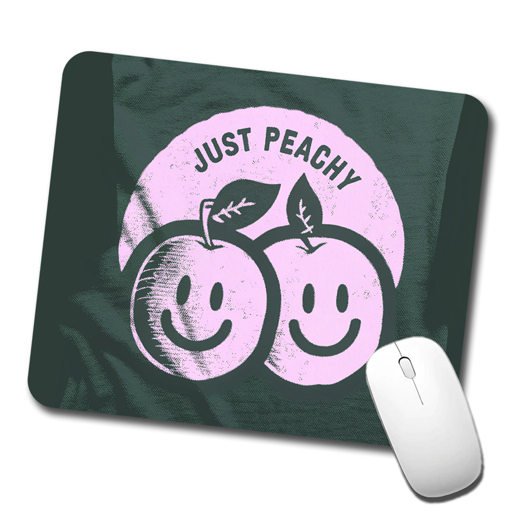 Just Peachy Funny Low Profile Mouse Pad Mat