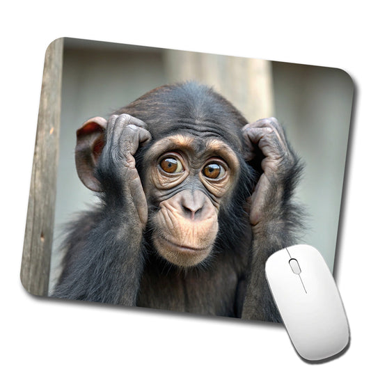 Monkey Adorable Low Profile Mouse Pad Mat