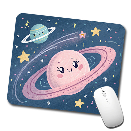 Kawaii Space Milky Way Low Profile Mouse Pad Mat