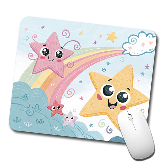 Kawaii Stars Low Profile Mouse Pad Mat