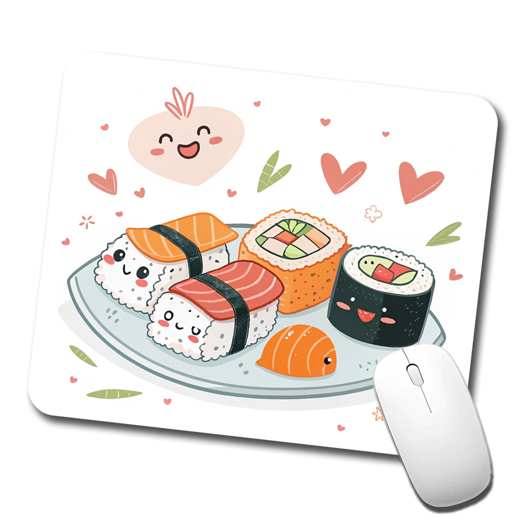 Kawaii Sushi Low Profile Mouse Pad Mat