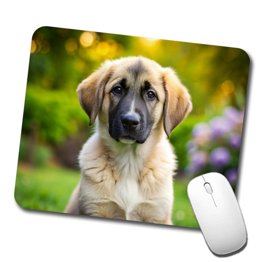 Anatolian Shepherd Dog Puppy Photo Low Profile Mouse Pad Mat